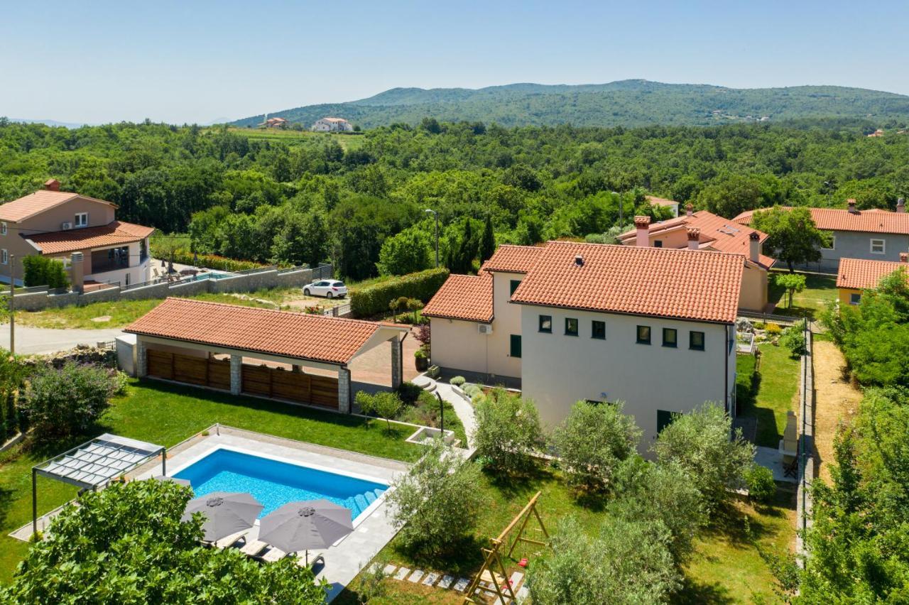Holiday House Olive Grove With Pool And Garden Labin  Exterior foto