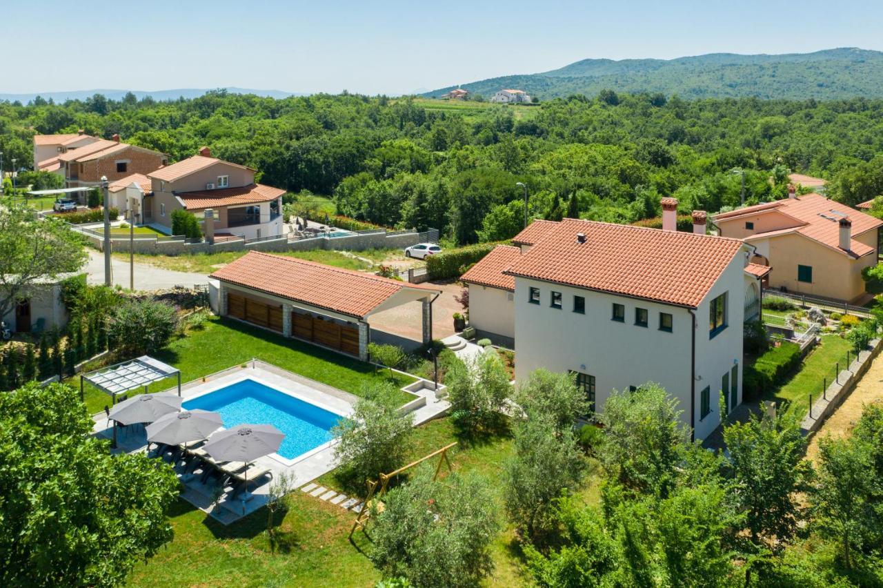 Holiday House Olive Grove With Pool And Garden Labin  Exterior foto